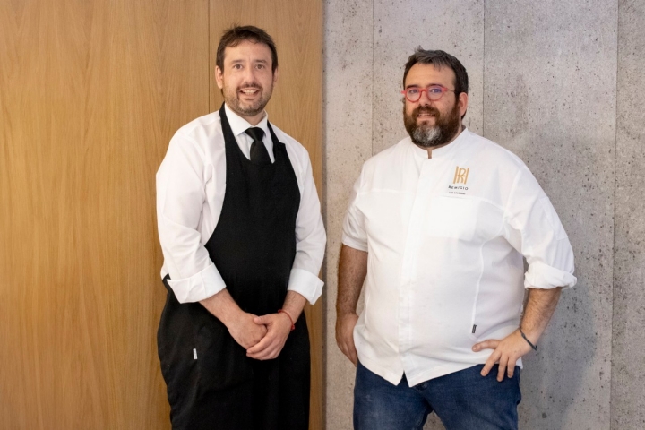 Juan y Luis Salcedo han desarrollado un discurso gastronómico en torno a la verdura de La Ribera navarra