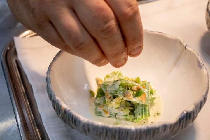 Así ultima la receta de tallo de calabacín