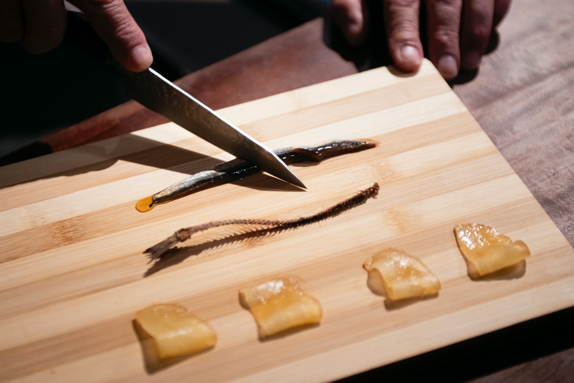 La técnica japonesa reinterpreta productos como la anchoa