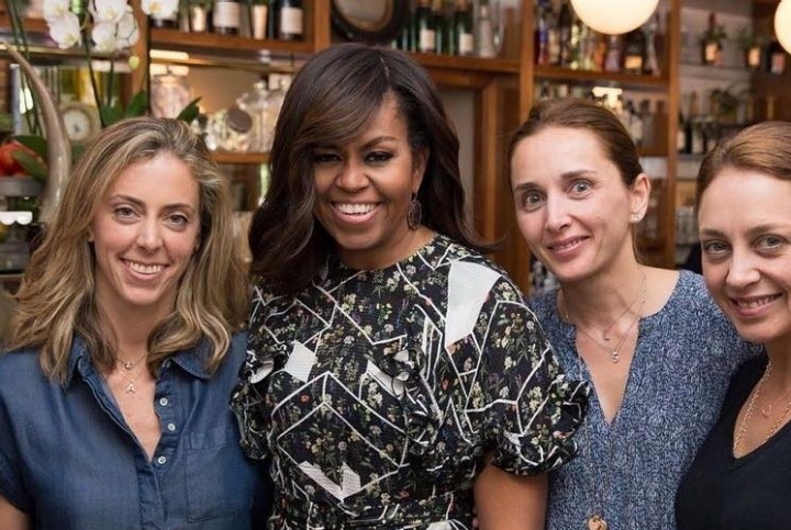 Michelle Obama ha encontrado en 'Murillo Café' su rincón madrileño más especial. Foto: Instagram