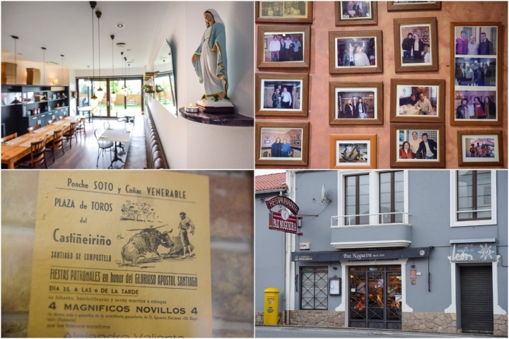 Los recuerdos de las paredes son reflejo del paso del tiempo.