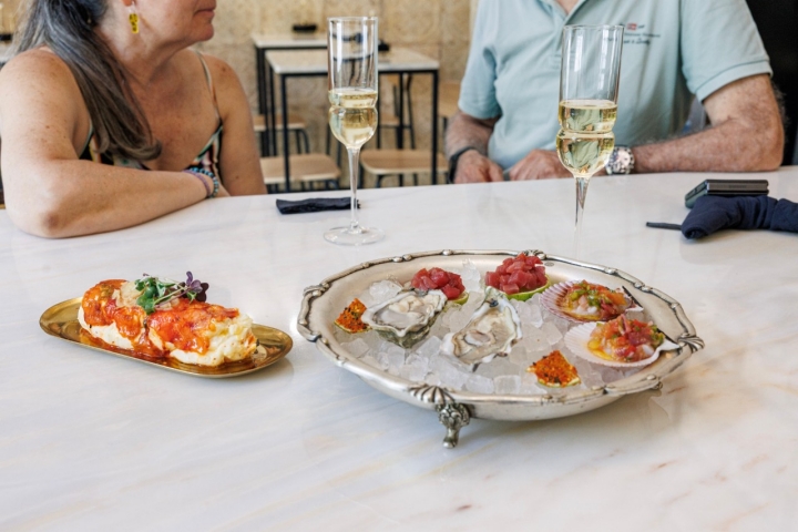 Bocados exquisitos para comer con las manos.