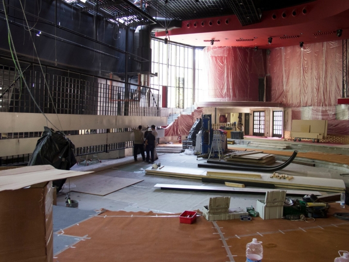 En el interior del futuro restaurante.