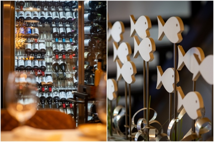 La cava atesora unas 70 referencias de vino.