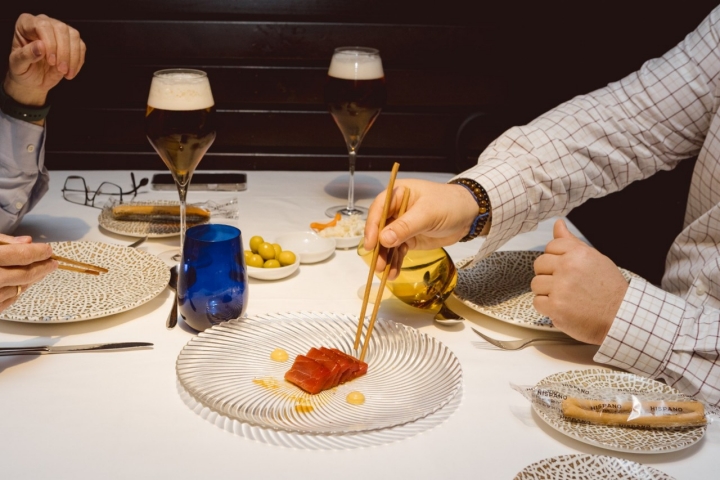 Sashimi de atún rojo