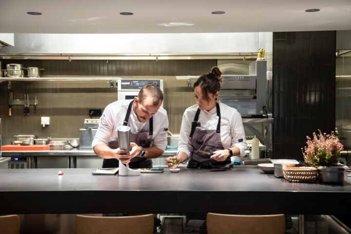 Cristina Cánovas y Diego Aguilar.