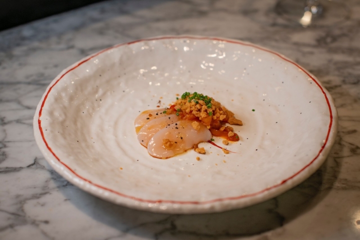 Empanada de vieira Saint Jaques.