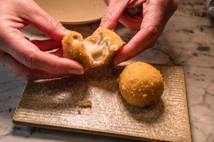 Croquetas de jamón.