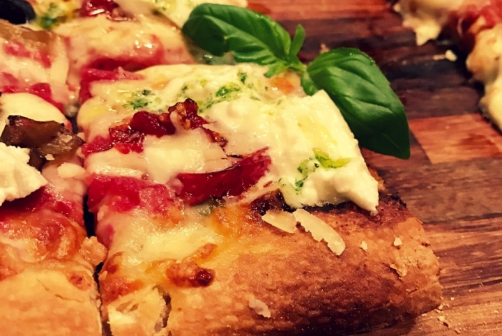 Una de las pizzas gourmet de La Balmesina. Foto: Belén Parra.