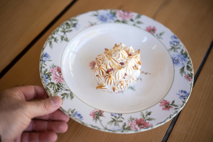 Souflé Alaska en La Taberna de Mike Palmer (Málaga).