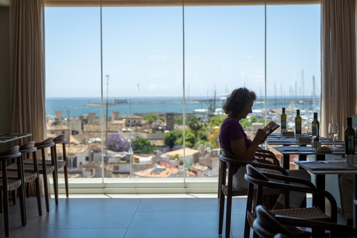 Menús con vistas Palma Portitxol ventanal