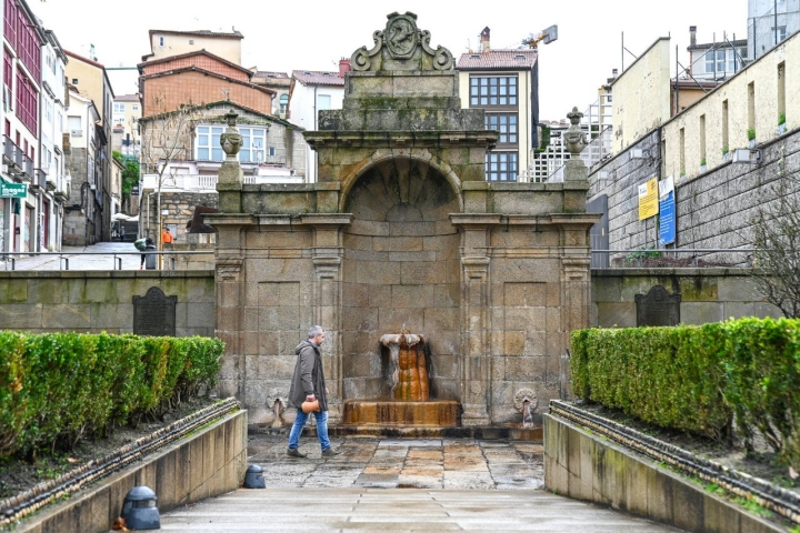 La fuente de As Burgas.