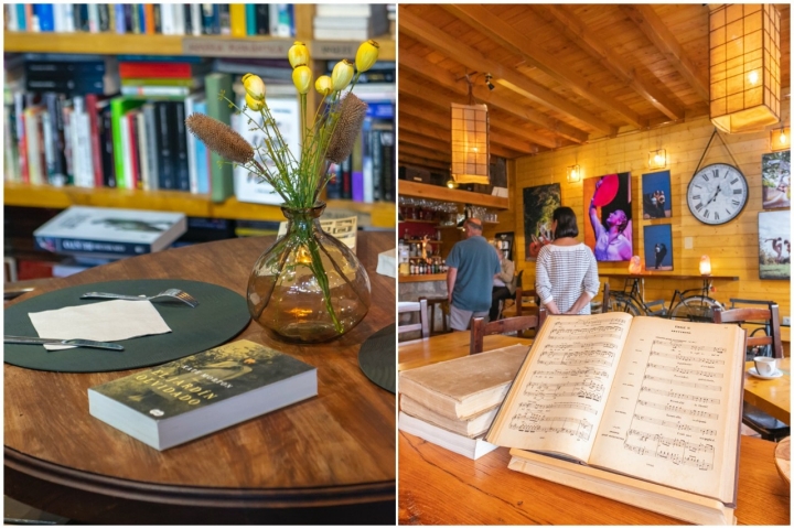 Libros y buena mesa, todo cultura. 