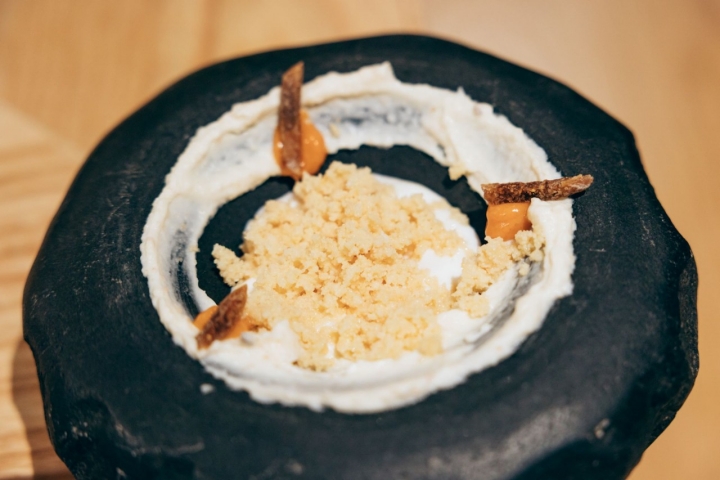 Tres elaboraciones con queso de cabra para crear el postre 'Tafor'