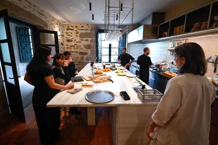 Restaurante A Cantina clientes cocina