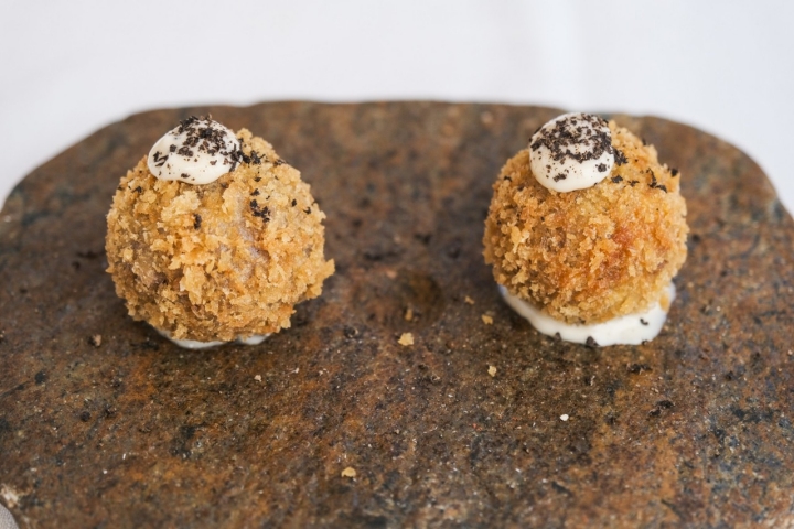 Restaurante Alberca croqueta