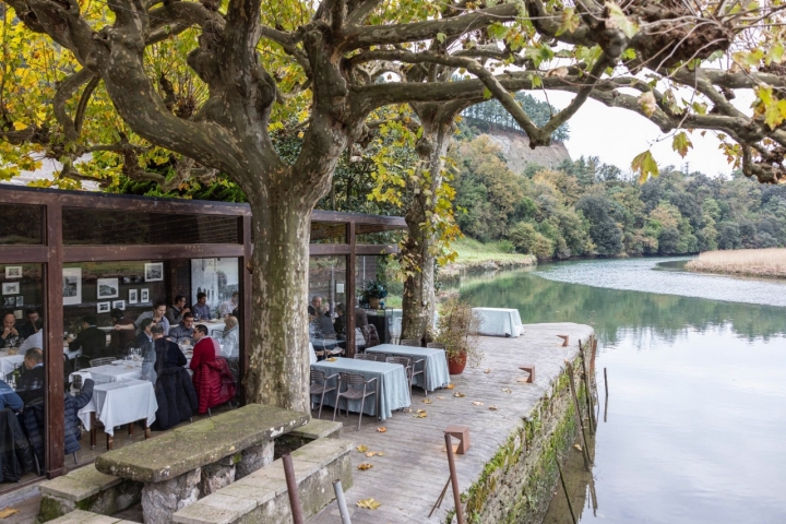 Las terrazas son agradables incluso en otoño.