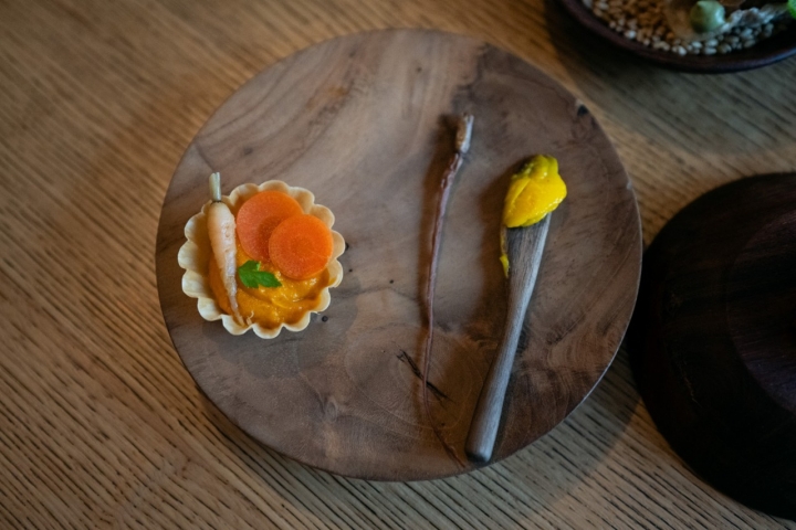 Zanahoria en textura.