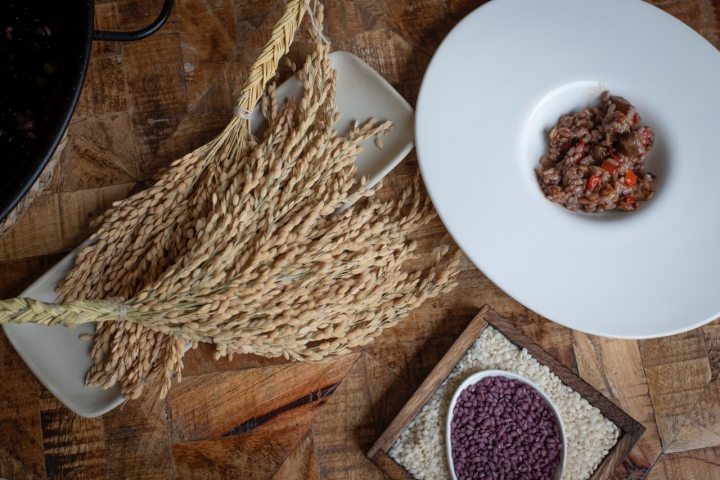 Arroz de calasparra D.O. Bullas, y Chato murciano