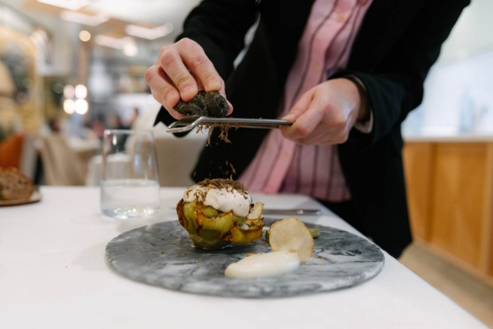 Alcachofa tupinabo y trufa