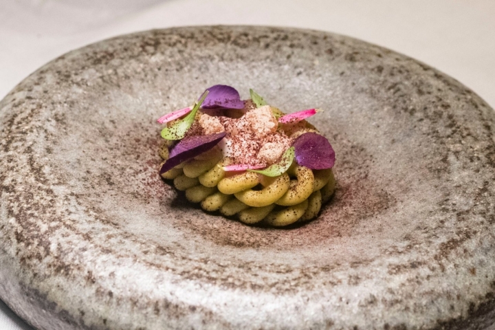 Escacho palmero del restaurante Cráter (Tenerife).