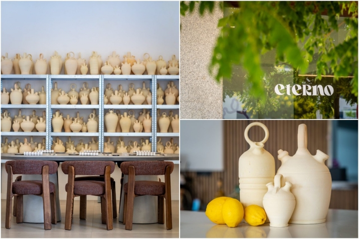 Restaurante Eterno mosaico botijos