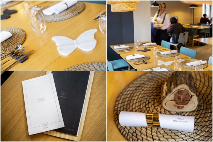 La mariposa es un símbolo constante en la decoración de 'Kabo'.