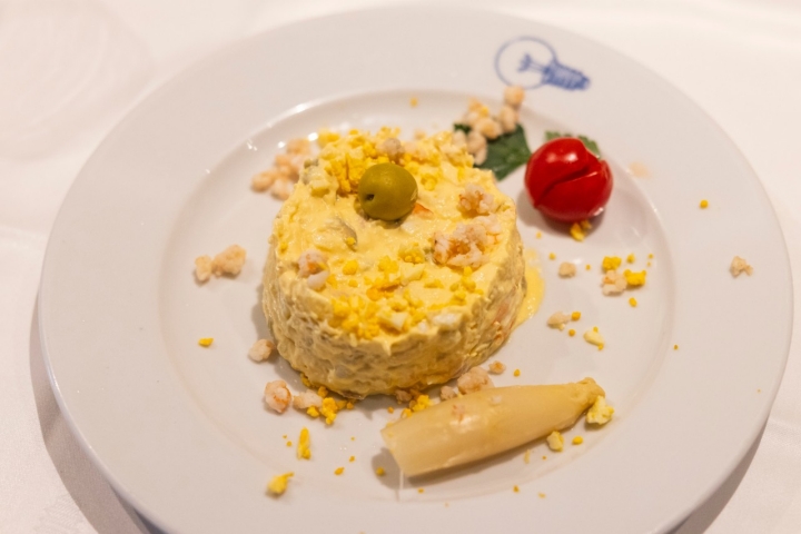 La clásica ensaladilla rusa.