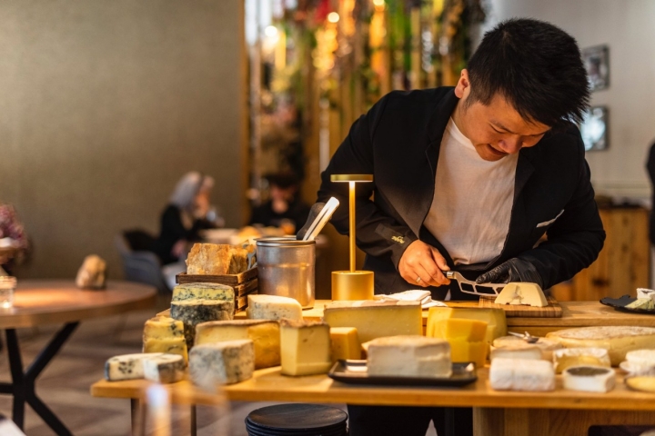 Carro de quesos del restaurante Magoga (Cartagena).
