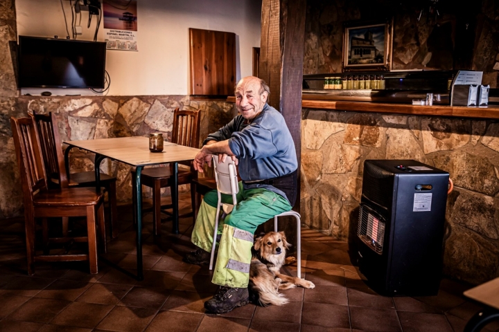 Santiago y Luna, una agradable bienvenida al restaurante.