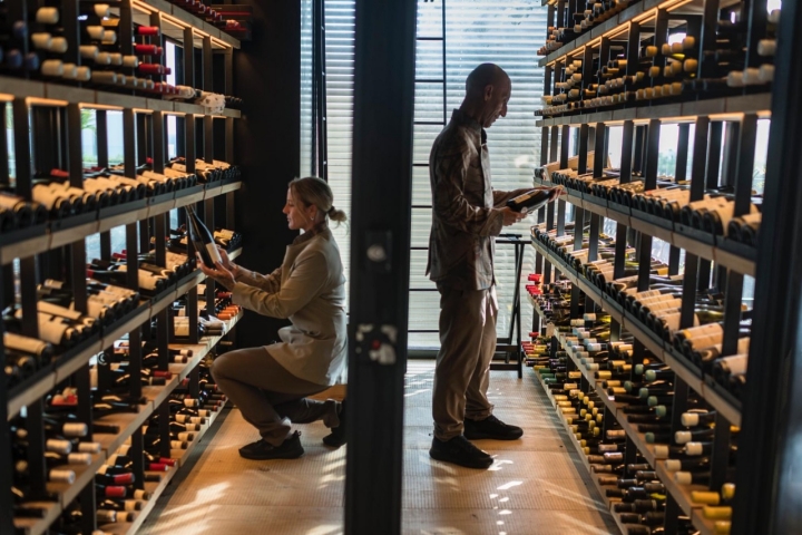 Bodega del restaurante San Hô.