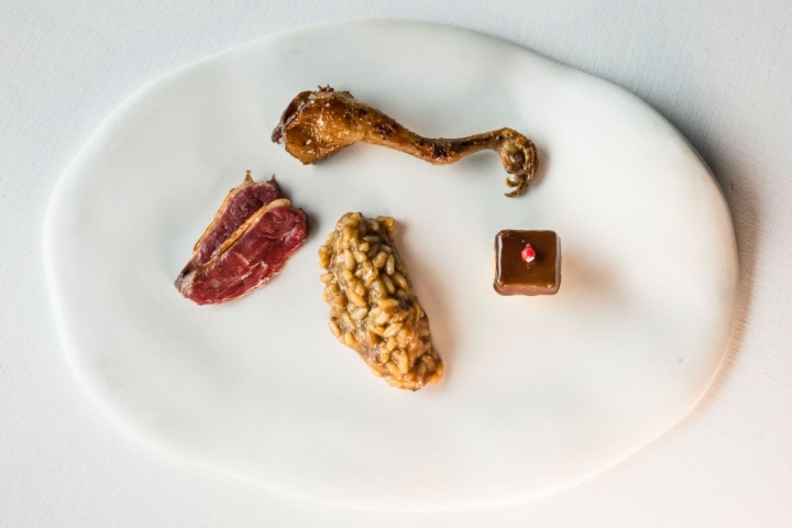 Pichón de Bresse del restaurante Taller Arzuaga (Valladolid).