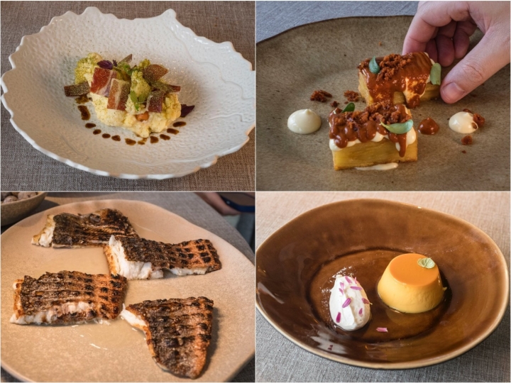 Algunos de los platos del restaurante Troqué (Adeje, Tenerife).