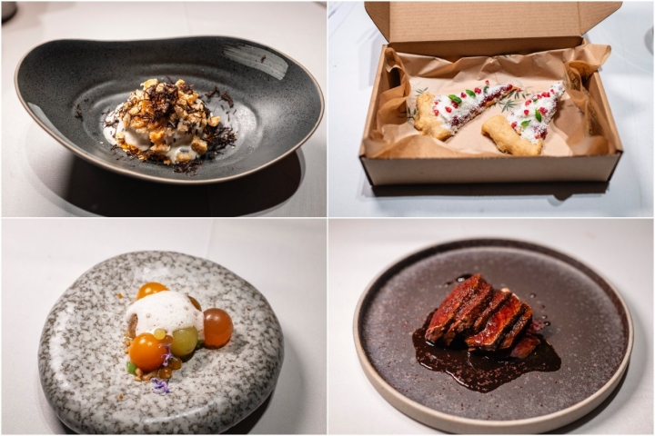 Platos del restaurante P7S de Sort