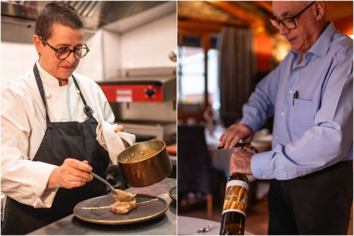 Zaraida Cotonat y Josep Rodríguez, dueños del restaurante Fogony de Sort