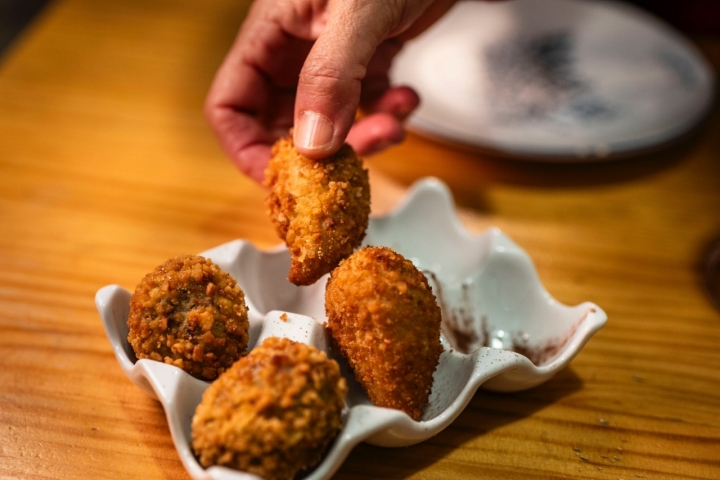 Las croquetas, todo un hit.