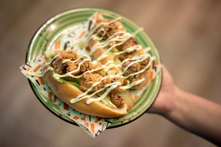 Ruta tapas Teatinos Lambik bocata pulpo frito