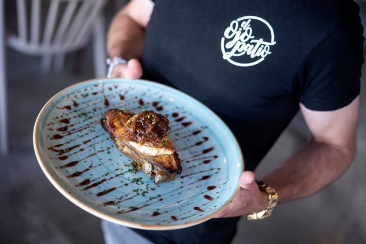 Ruta tapas Teatinos El Ojo Patio berenjenas