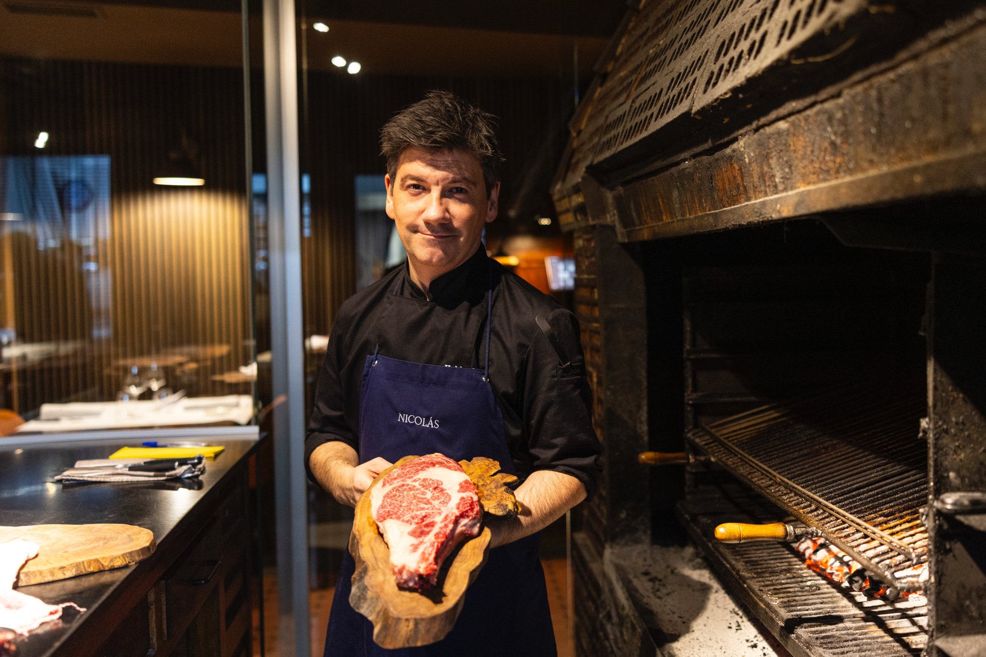 Xabier Ruiz regenta el Asador Nicolás 