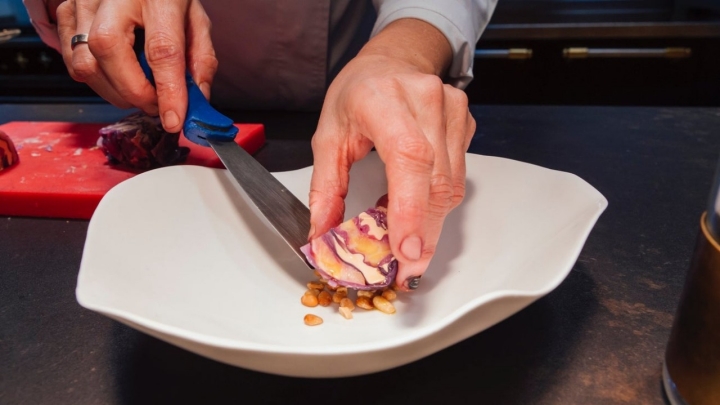 Receta con lombarda: sirviendo la minilombarda