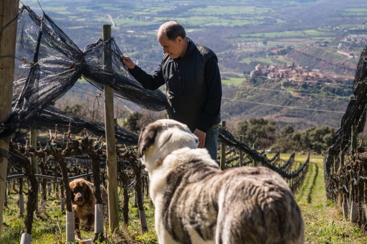 Raül Bobet, propietario de la bodega Castell d'Encús, Pallars Jussá de Lleida.