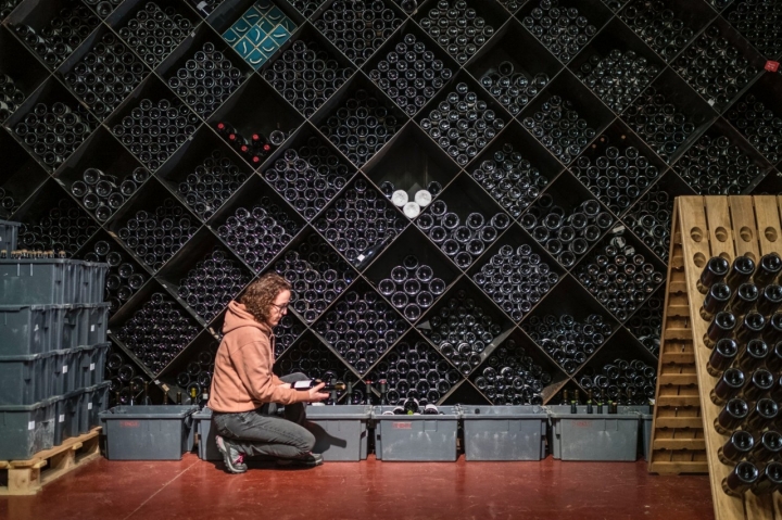 Cementerio de la bodega Castell d'Encús, Pallars Jussá de Lleida.