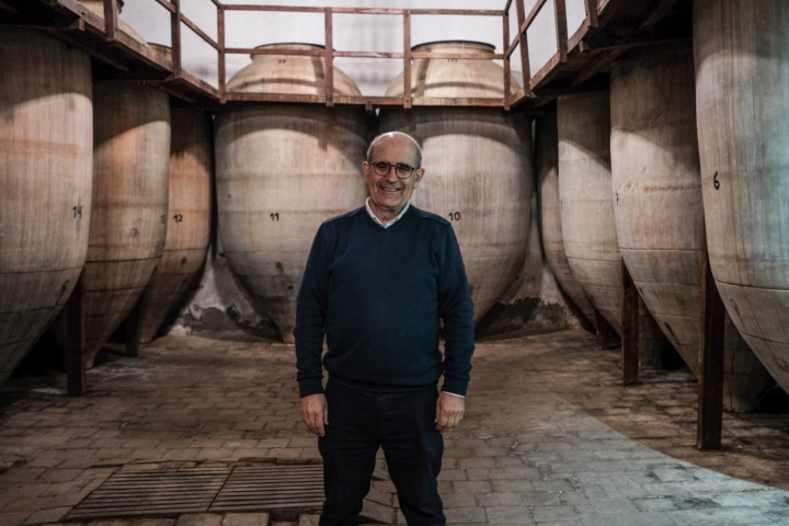 Dionisio de Nova, dueño de la bodega de quinta generación.