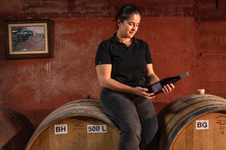 La bodeguera y viticultora Fátima Hernández de Tenerife.