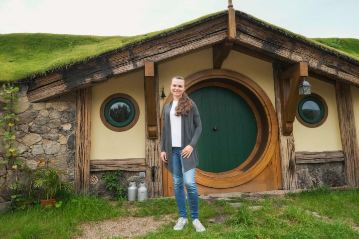 Iryna Zhelvanava, propietaria del alojamiento.