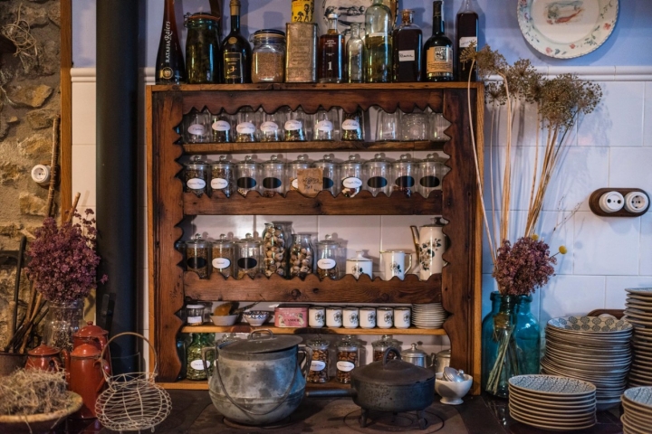 Detalle de la cocina de Casa Leonardo