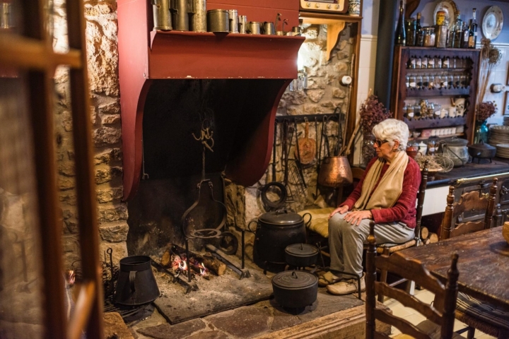 Lumbre de la cocina de Casa Leonardo