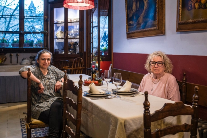 Mireia Font i Vidal y su madre Mª Àngels