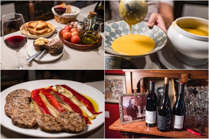 Algunos platos del menú de Casa Leonardo