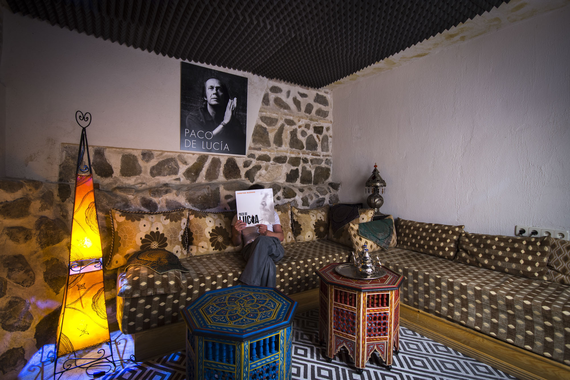 El lugar más especial del hotel es el estudio de grabación, donde Paco de Lucía grabó 'Cositas Buenas'.